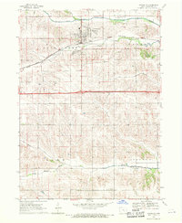 1968 Map of Poweshiek County, IA, 1970 Print