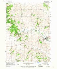 Download a high-resolution, GPS-compatible USGS topo map for Cascade, IA (1967 edition)
