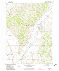 Download a high-resolution, GPS-compatible USGS topo map for Castana, IA (1983 edition)