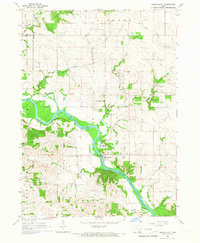 Download a high-resolution, GPS-compatible USGS topo map for Cedar Bluff, IA (1967 edition)