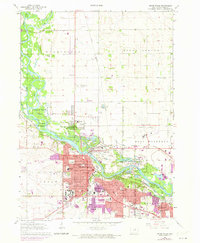 Download a high-resolution, GPS-compatible USGS topo map for Cedar Falls, IA (1973 edition)