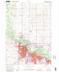 preview thumbnail of historical topo map of Cedar Falls, IA in 1963