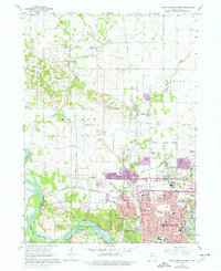 Download a high-resolution, GPS-compatible USGS topo map for Cedar Rapids North, IA (1976 edition)
