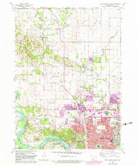 Download a high-resolution, GPS-compatible USGS topo map for Cedar Rapids North, IA (1983 edition)