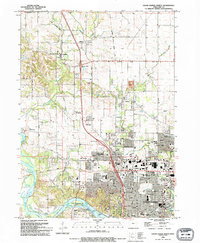 Download a high-resolution, GPS-compatible USGS topo map for Cedar Rapids North, IA (1994 edition)