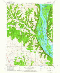 Download a high-resolution, GPS-compatible USGS topo map for Clayton, IA (1964 edition)