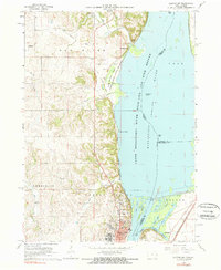 preview thumbnail of historical topo map of Clinton County, IA in 1967
