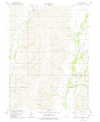 Download a high-resolution, GPS-compatible USGS topo map for Coburg, IA (1978 edition)
