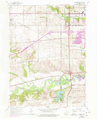 Download a high-resolution, GPS-compatible USGS topo map for Commerce, IA (1977 edition)