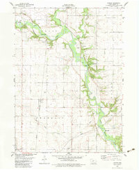 preview thumbnail of historical topo map of Greene County, IA in 1982