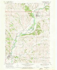 Download a high-resolution, GPS-compatible USGS topo map for Correctionville, IA (1971 edition)