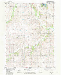 preview thumbnail of historical topo map of Lucas County, IA in 1982
