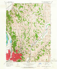Download a high-resolution, GPS-compatible USGS topo map for Council Bluffs North, IA (1966 edition)