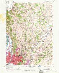 Download a high-resolution, GPS-compatible USGS topo map for Council Bluffs North, IA (1970 edition)