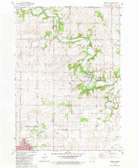 Download a high-resolution, GPS-compatible USGS topo map for Cresco NE, IA (1982 edition)