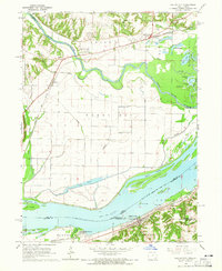 Download a high-resolution, GPS-compatible USGS topo map for Dallas City, IA (1965 edition)