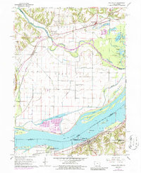 Download a high-resolution, GPS-compatible USGS topo map for Dallas City, IA (1986 edition)