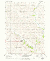 Download a high-resolution, GPS-compatible USGS topo map for Dedham, IA (1973 edition)
