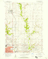 Download a high-resolution, GPS-compatible USGS topo map for Des Moines NE, IA (1958 edition)