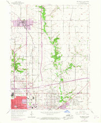 Download a high-resolution, GPS-compatible USGS topo map for Des Moines NE, IA (1968 edition)
