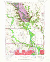 preview thumbnail of historical topo map of Polk County, IA in 1956