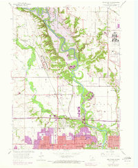 Download a high-resolution, GPS-compatible USGS topo map for Des Moines NW, IA (1972 edition)