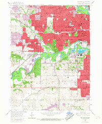Download a high-resolution, GPS-compatible USGS topo map for Des Moines SW, IA (1968 edition)