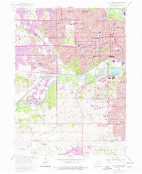 Download a high-resolution, GPS-compatible USGS topo map for Des Moines SW, IA (1977 edition)