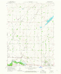 Download a high-resolution, GPS-compatible USGS topo map for Dickens, IA (1967 edition)