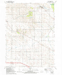 Download a high-resolution, GPS-compatible USGS topo map for Dixon, IA (1992 edition)