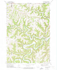 Download a high-resolution, GPS-compatible USGS topo map for Dorchester, IA (1973 edition)