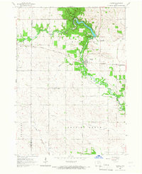 Download a high-resolution, GPS-compatible USGS topo map for Dundee, IA (1967 edition)