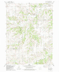 Download a high-resolution, GPS-compatible USGS topo map for East Peru, IA (1983 edition)