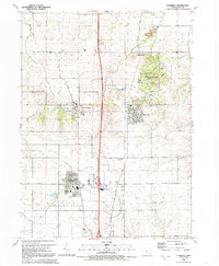 Download a high-resolution, GPS-compatible USGS topo map for Eldridge, IA (1992 edition)