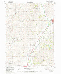 Download a high-resolution, GPS-compatible USGS topo map for Exira West, IA (1984 edition)