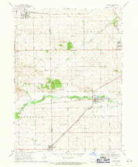 preview thumbnail of historical topo map of Fairfax, IA in 1968