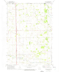 preview thumbnail of historical topo map of Worth County, IA in 1972