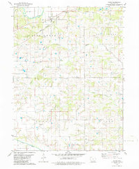 Download a high-resolution, GPS-compatible USGS topo map for Floris, IA (1986 edition)