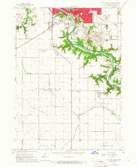preview thumbnail of historical topo map of Webster County, IA in 1965