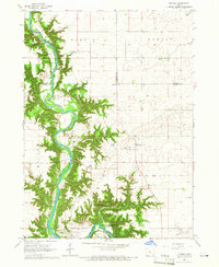Download a high-resolution, GPS-compatible USGS topo map for Fraser, IA (1966 edition)