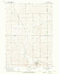 1969 Map of Galva, 1971 Print