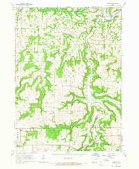Download a high-resolution, GPS-compatible USGS topo map for Garber, IA (1967 edition)