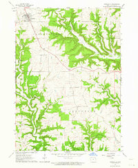 Download a high-resolution, GPS-compatible USGS topo map for Garnavillo, IA (1964 edition)