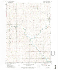 Download a high-resolution, GPS-compatible USGS topo map for George West, IA (1973 edition)