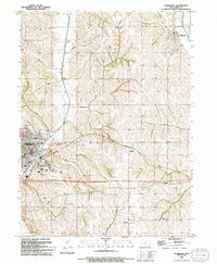 Download a high-resolution, GPS-compatible USGS topo map for Glenwood, IA (1994 edition)