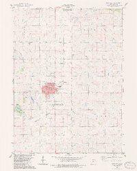 Download a high-resolution, GPS-compatible USGS topo map for Greenfield, IA (1984 edition)