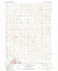 preview thumbnail of historical topo map of Poweshiek County, IA in 1980