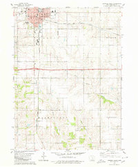 preview thumbnail of historical topo map of Poweshiek County, IA in 1979