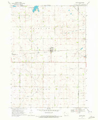 1970 Map of Harris, 1972 Print