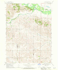 1968 Map of Hartwick, 1970 Print